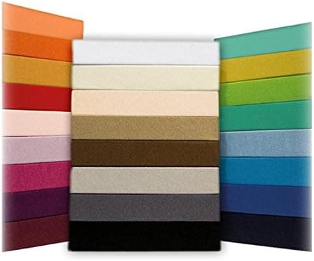 Jersey-Spannbettlaken 100% Baumwolle 180×200–200×200 cm
