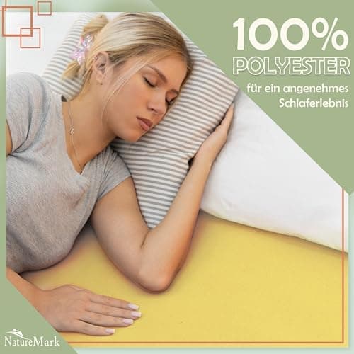 NatureMark Mikrofaser-Spannbettlaken 90x200–100x200 cm, türkis