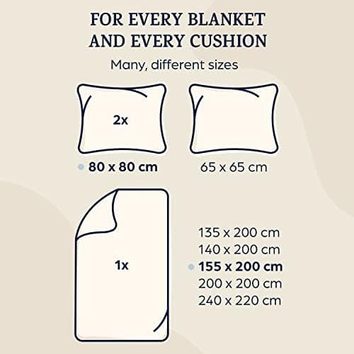 sleepwise Bettwäsche 135x200 Mikrofaser – ÖKO‑TEX zertifiziert, bügelfrei & knitterfrei, 2‑tlg. (inkl. 80x80 cm Kissenbe