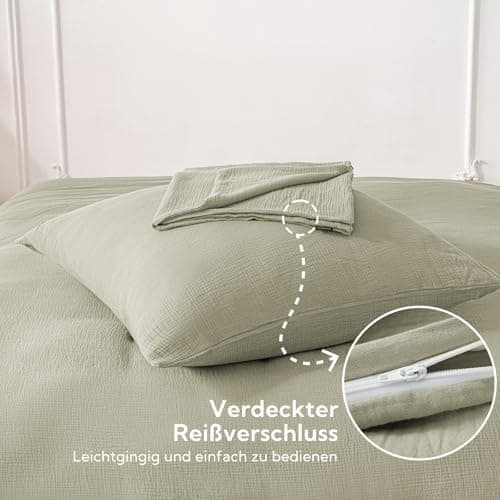SOULFUL Doppelte Musselin-Kissenbezug 40x80 cm – Baumwolle, OEKO-TEX STANDARD 100