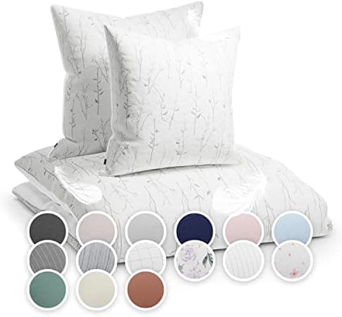 sleepwise Bettwäsche 135x200 Mikrofaser – ÖKO‑TEX zertifiziert, bügelfrei & knitterfrei, 2‑tlg. (inkl. 80x80 cm Kissenbe