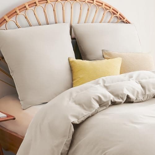 WAVVE Bettwäsche 135x200 – 4‑teiliges Mikrofaser‑Set Anthrazit (inkl. 2×80×80 cm Kissenbezüge) mit Reißverschluss, OEKO‑