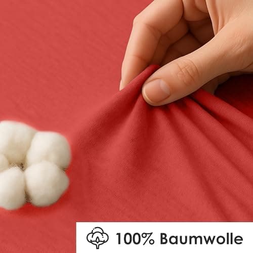 Jersey-Spannbettlaken / Spannbetttuch – 100% Baumwolle, 180x200–200x200 cm