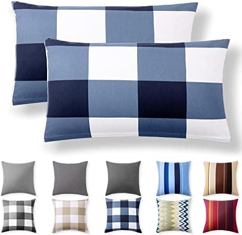 2er-Set Kissenbezüge 40 x 80 cm – Renforcé, 100% Baumwolle, superweich mit Reißverschluss, Babyrosa