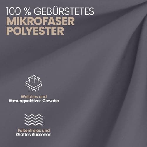 Utopia Bedding 2er-Set Spannbettlaken 140 x 200 cm – OEKO-TEX MADE IN GREEN zertifiziert – 35 cm Tiefe Tasche