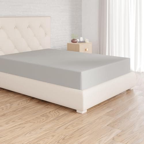 Amazon Basics Spannbettlaken – Mikrofaser Spannbetttuch 150 x 200 x 30 cm (für Matratzen bis 30 cm)
