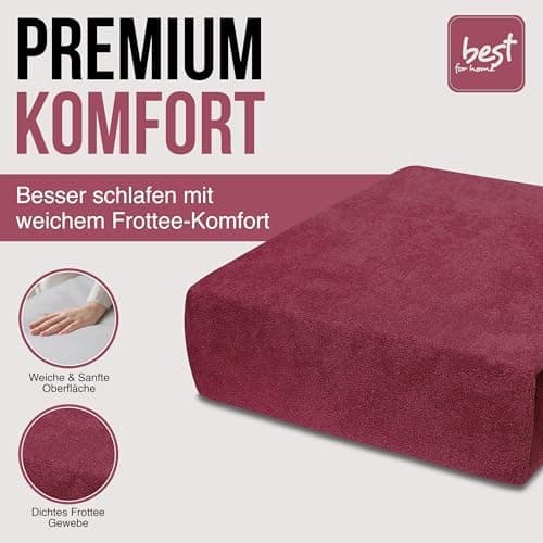 Elastisches Jersey-Spannbettlaken 90x180 cm – 100% Baumwolle, kuschelig warm