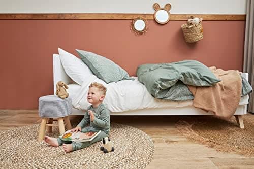 Meyco Home Spannbettlaken (Jersey) – 100% Baumwolle, 120×200 cm (für Matratzen bis 30 cm)