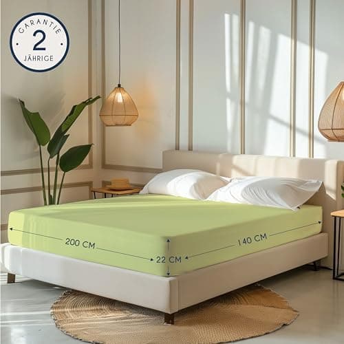 Dreamzie Spannbettlaken 90x190/200 cm – 100% Jersey‑Baumwolle, OEKO‑TEX STANDARD 100