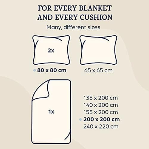 sleepwise Bettwäsche 135x200 Mikrofaser – ÖKO‑TEX zertifiziert, bügelfrei & knitterfrei, 2‑tlg. (inkl. 80x80 cm Kissenbe