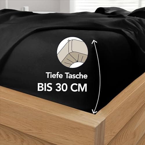 Dreamzie Spannbettlaken 120x200 cm – 100% Mikrofaser, Hoher Steg bis 35 cm