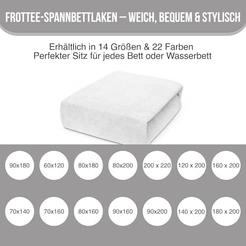 Elastisches Jersey-Spannbettlaken 90x180 cm – 100% Baumwolle, kuschelig warm