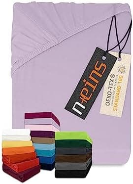 Jersey-Spannbetttuch – 100% Baumwolle, 180–200 x 200 cm