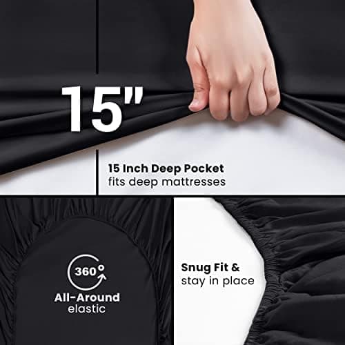 Utopia Bedding 2er-Set Spannbettlaken 140 x 200 cm – OEKO-TEX MADE IN GREEN zertifiziert – 35 cm Tiefe Tasche