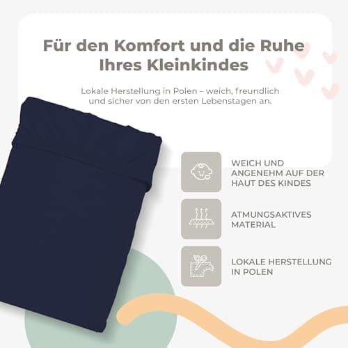 Soft Dream Spannbettlaken 90x200 cm Dunkelgrau – 100% gekämmte Baumwolle Jersey – für Kinder- & Juniorbett
