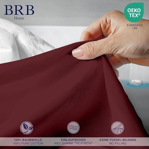 Spannbettlaken 90×200 cm – 100% Baumwolle (Oeko‑TEX) – für dicke Matratzen bis 27 cm