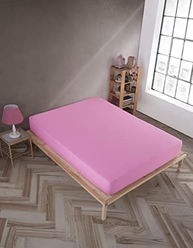 Vency Spannbettlaken 90x200 cm – 100% Baumwolle, für Matratzen bis 35 cm