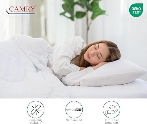 Camry Spannbettlaken 180x200–200x200 cm – Baumwoll‑Jersey Orange