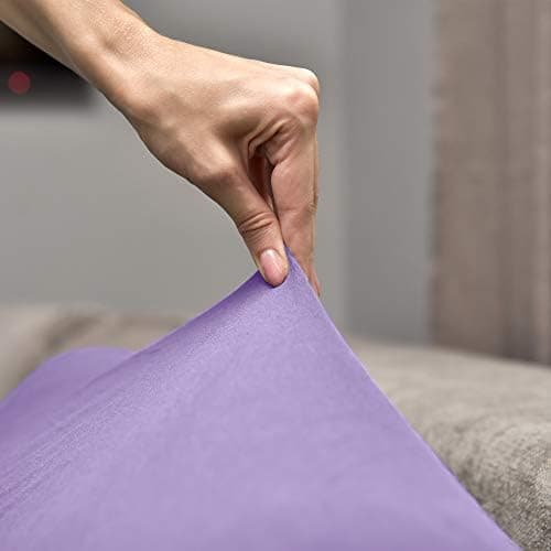 leevitex® Spannbettlaken 180x200–200x200 cm | 100% Jersey-Baumwolle | für Matratzen bis 25 cm