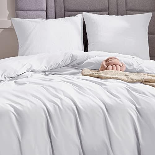 WAVVE Bettwäsche 135x200 – 4‑teiliges Mikrofaser‑Set Anthrazit (inkl. 2×80×80 cm Kissenbezüge) mit Reißverschluss, OEKO‑