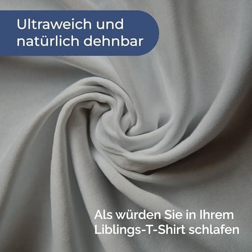 Spannbettlaken Jersey 140x200 cm – 100% Baumwolle, weich & atmungsaktiv – Rundumgummi für Matratzen bis 30 cm & Boxsprin
