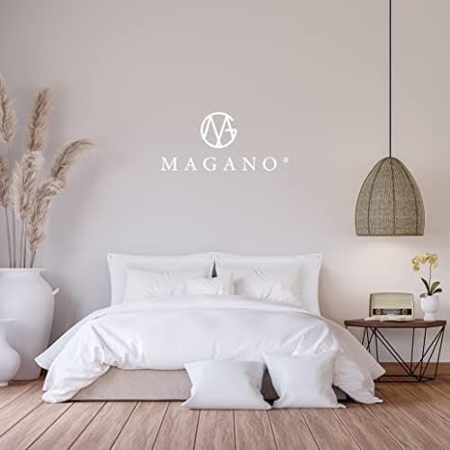 Magano® Bettwäsche 135x200 Taupe – Bambus & Baumwolle Satin 400 TC Premium, Deckenbezug 135x200 cm + Kissenbezug 40x80 c