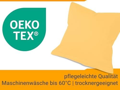 Doppelpack Baumwoll-Kissenbezüge 40 x 15 cm – Navyblau, schlichtes modernes Design