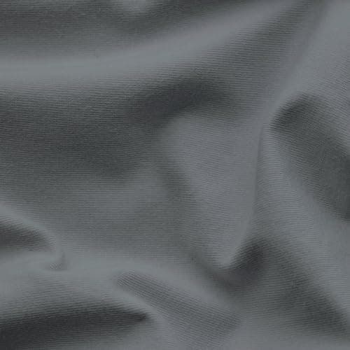 Jersey-Spannbettlaken 100% Baumwolle, 180 x 200 cm – Silber