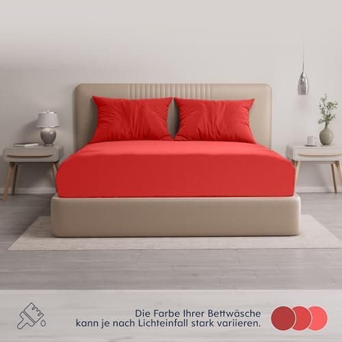 Dreamzie Topper-Spannbettlaken 180×200–200×200 cm – Jersey-Baumwolle 150 g/m², OEKO‑TEX STANDARD 100, extra niedrige Sei