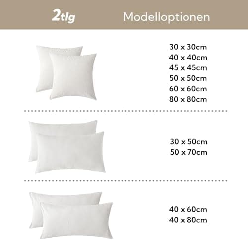 SOULFUL Doppelte Musselin-Kissenbezug 40x80 cm – Baumwolle, OEKO-TEX STANDARD 100