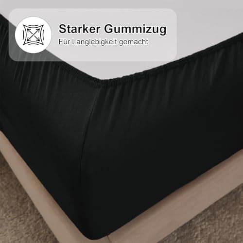 CELESTA Spannbettlaken 140 x 200 cm – 100% Baumwolle (OEKO‑TEX STANDARD 100) – für Matratzen bis 30 cm