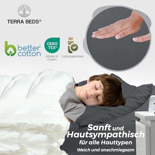 Premium Spannbettlaken 140x200–160x200 cm | 100% Baumwoll‑Jersey 160 g/m² | OEKO‑TEX MADE IN GREEN | 10 Farben