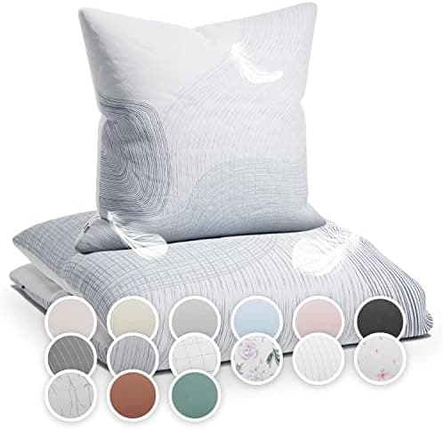 sleepwise Bettwäsche 135x200 Mikrofaser – ÖKO‑TEX zertifiziert, bügelfrei & knitterfrei, 2‑tlg. (inkl. 80x80 cm Kissenbe