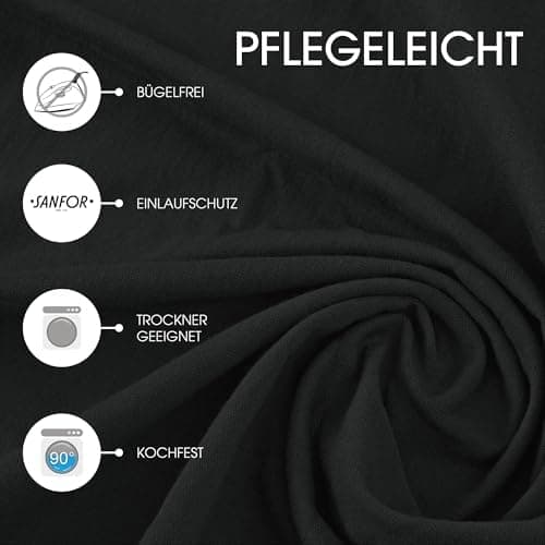 CelinaTex Jersey-Spannbettlaken 90x200–100x200 cm bis 26 cm Matratzenhöhe | 100% gekämmte Baumwolle | OEKO‑TEX STANDARD