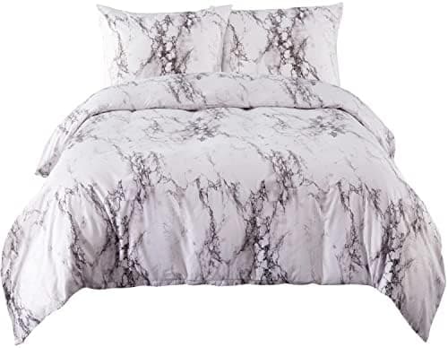 BEDSURE Bettwäsche-Set 135x200 (4-teilig) – Wendebettwäsche OEKO-TEX STANDARD 100 mit Reißverschluss, 2×80x80 Kissenbezü