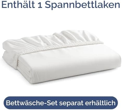 Spannbettlaken 180x200 cm – Extra tiefes Spannbetttuch bis 40 cm (16") – Weiche gebürstete Mikrofaser, knitterfrei & sch