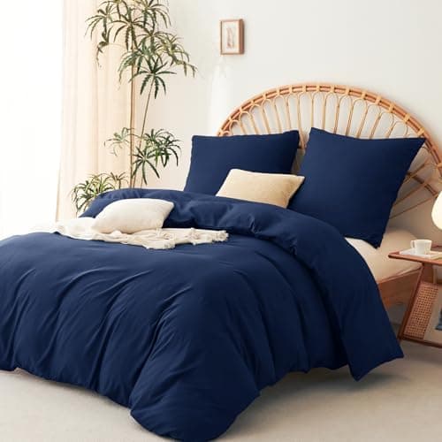 WAVVE Bettwäsche 135x200 – 4‑teiliges Mikrofaser‑Set Anthrazit (inkl. 2×80×80 cm Kissenbezüge) mit Reißverschluss, OEKO‑