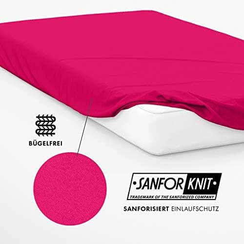 Jacobson Premium Frottee-Spannbettlaken aus Baumwolle, 200 g/m² (120–130 x 200 cm) – Grau