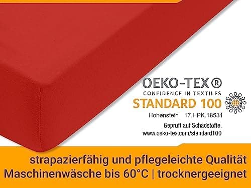 Jersey-Spannbetttuch – 100% Baumwolle, 180–200 x 200 cm