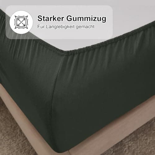CELESTA Spannbettlaken 140 x 200 cm – 100% Baumwolle (OEKO‑TEX STANDARD 100) – für Matratzen bis 30 cm
