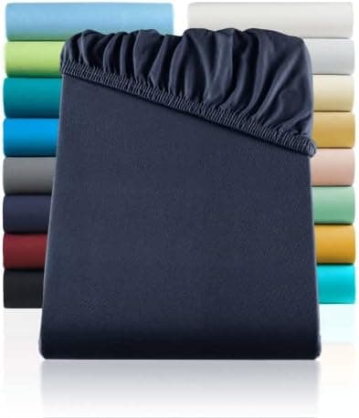 Jersey-Spannbettlaken 100% Baumwolle 180×200–200×200 cm