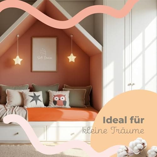 Soft Dream Spannbettlaken 90x200 cm Dunkelgrau – 100% gekämmte Baumwolle Jersey – für Kinder- & Juniorbett