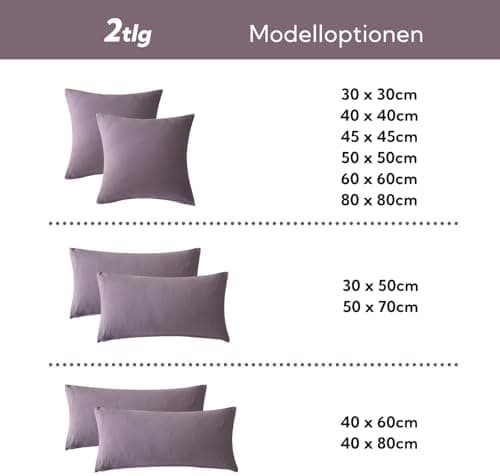 SOULFUL Doppelte Musselin-Kissenbezug 40x80 cm – Baumwolle, OEKO-TEX STANDARD 100