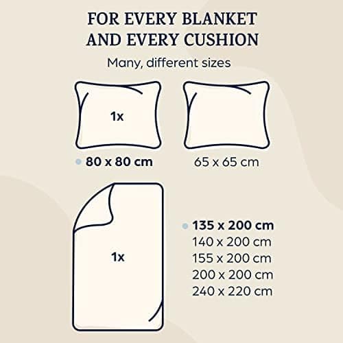 sleepwise Bettwäsche 135x200 Mikrofaser – ÖKO‑TEX zertifiziert, bügelfrei & knitterfrei, 2‑tlg. (inkl. 80x80 cm Kissenbe