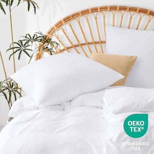 WAVVE Bettwäsche 135x200 – 4‑teiliges Mikrofaser‑Set Anthrazit (inkl. 2×80×80 cm Kissenbezüge) mit Reißverschluss, OEKO‑