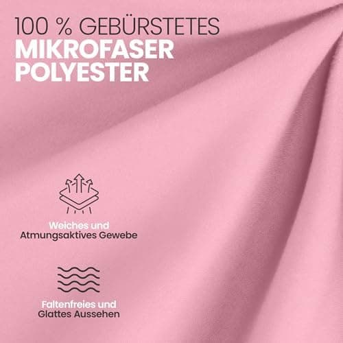 Utopia Bedding 2er-Set Spannbettlaken 140 x 200 cm – OEKO-TEX MADE IN GREEN zertifiziert – 35 cm Tiefe Tasche