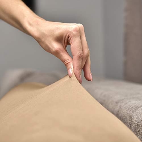 leevitex® Spannbettlaken 180x200–200x200 cm | 100% Jersey-Baumwolle | für Matratzen bis 25 cm
