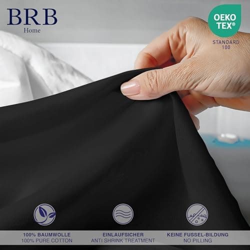 Spannbettlaken 90×200 cm – 100% Baumwolle (Oeko‑TEX) – für dicke Matratzen bis 27 cm