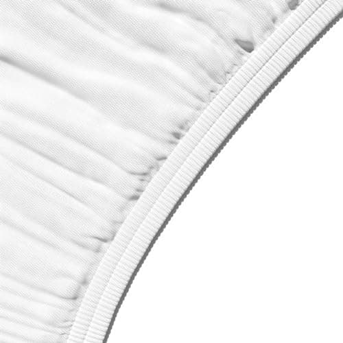 Amazon Basics Spannbettlaken – 100% Baumwolle (Jersey), 120 x 200 cm für Matratzen bis 30 cm