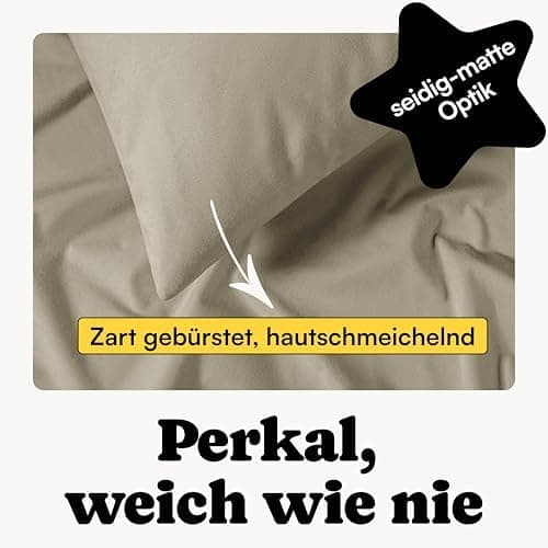 Perkal Kissenbezug Set 40x80 cm (2er) – 100% Bio-Baumwolle